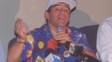 El día que Maradona visitó la UBA en defensa de la educación pública